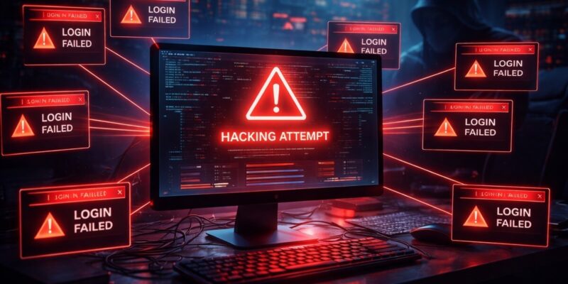 Brute Force Attack - Attacks coming in from all directions to the main website - Boomerang Social Marketing